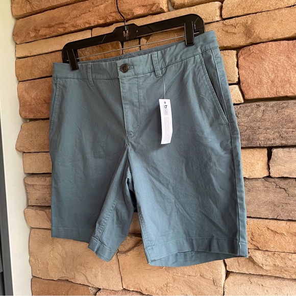 Hawker Rye blue chino khaki shorts NWT 32 - Picture 2 of 9